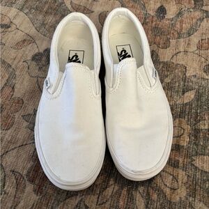 Vans Classic White Slip-On Shoes